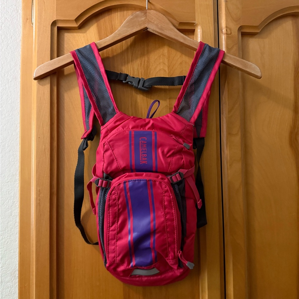CamelBak Red and Purple Hydration Pack